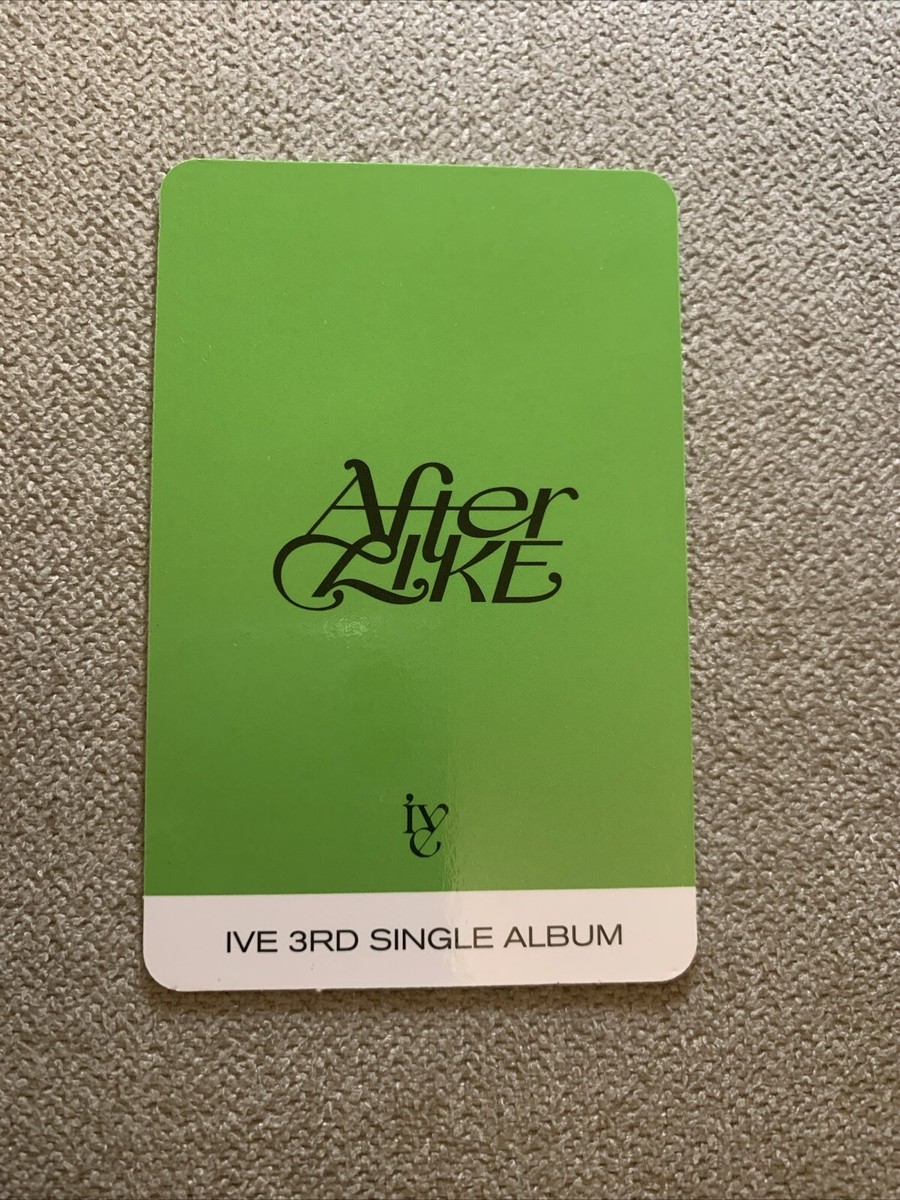 YUJIN Official Photocard Ive 3rd Single Album After Like Kpop | eBay