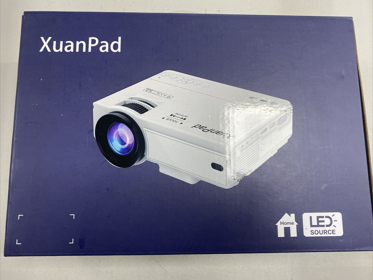 Brand New Xuanpad Mini Projector 2400 Lumens Portable Video