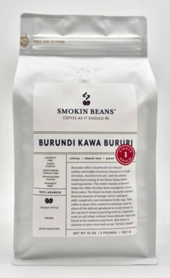 SMOKIN BEANS COFFEE 1-10lb Burundi * Specialty Coffee * Order Today Roasted Today * for Best Taste