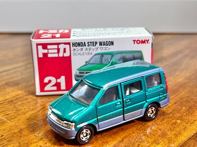 Tomica #21 Honda Step Wagon Van - Green - USA Boxed Ship