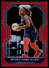 2021-22 Panini Prizm WNBA Red Myisha Hines-Allen 259/299 Washington Mystics #40