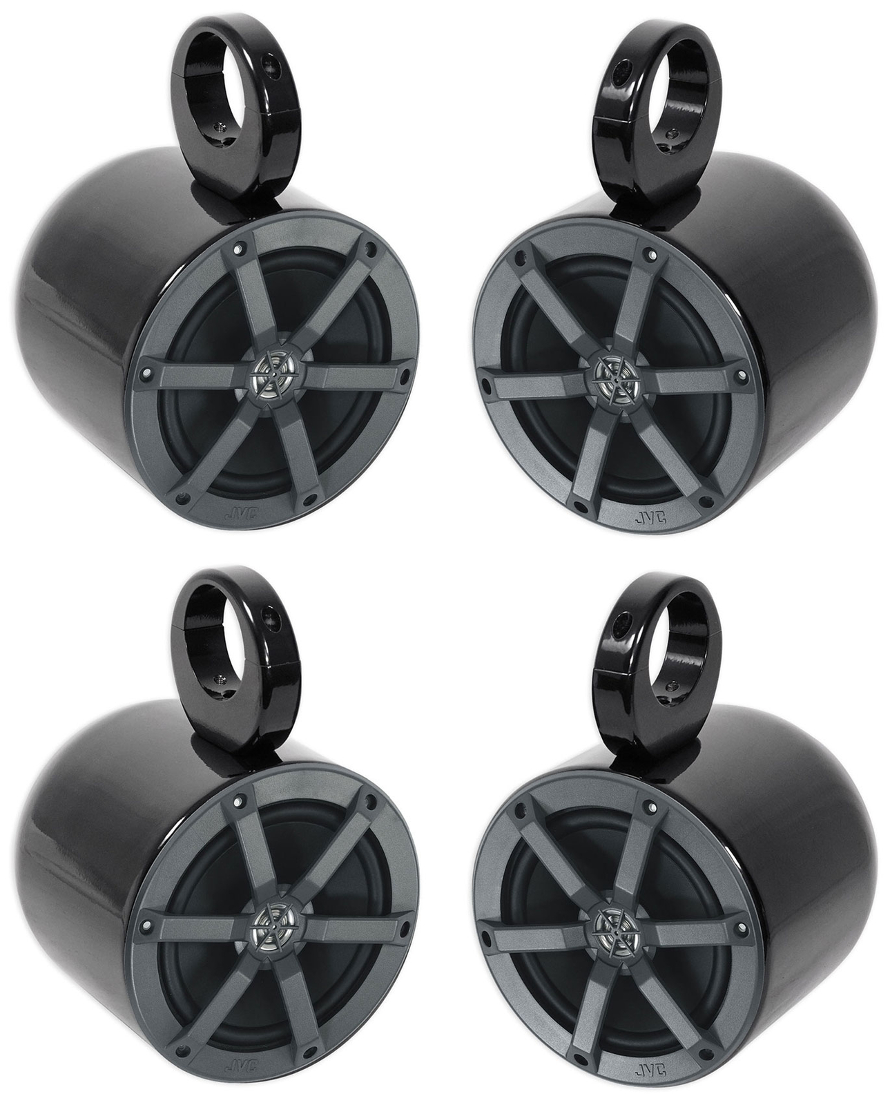 4 Колонки JVC CS-MS620 Black 65 50 Вт RMS для морских вейкбордов Лодочные колонки 38590₽