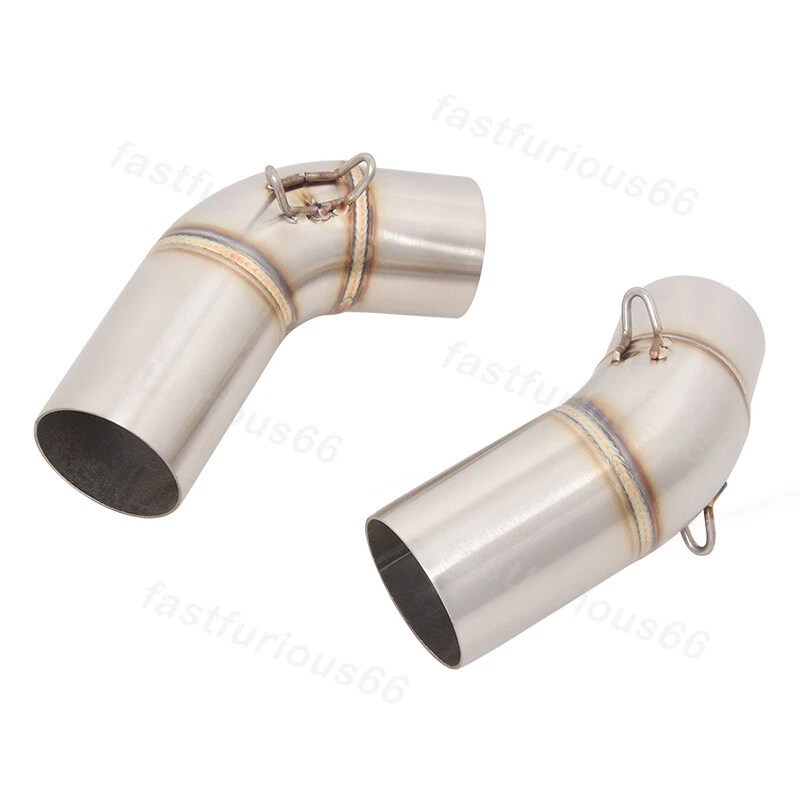 Exhaust Mid Link Pipe Connect 51MM Tips For Ducati Monster 696 695 795 796 1100 - Изображение 2 из 4