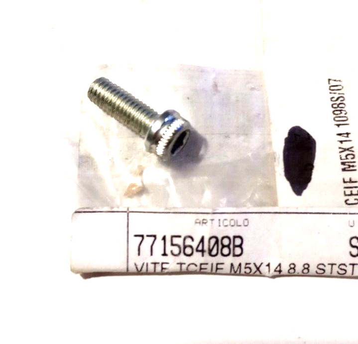 Ducati Screw M5X14 NOS 77156408B (L-8882) | eBay