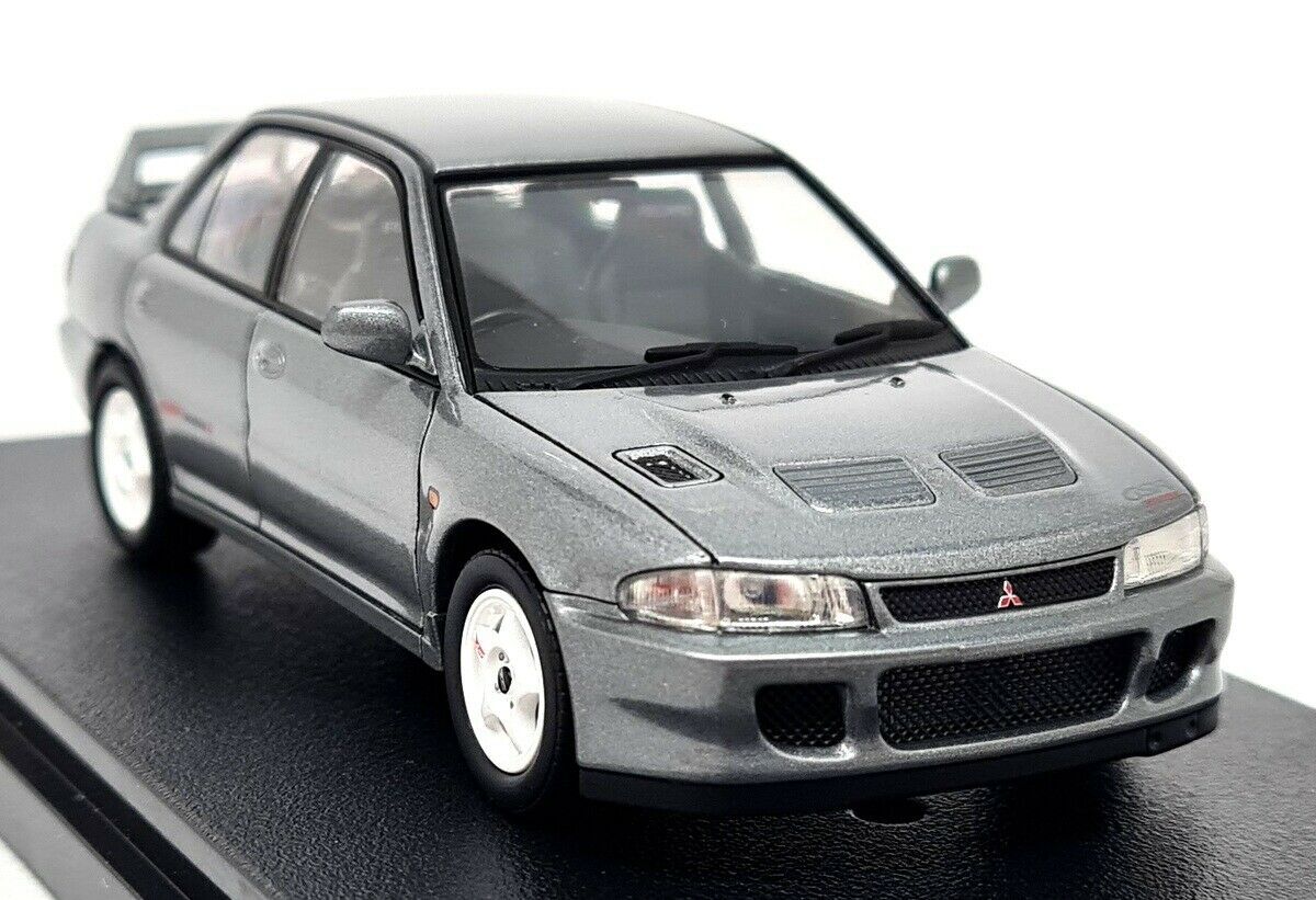 Hpi 1/43 Mitsubishi Lancer GSR Evolution II Queens Silver Resin