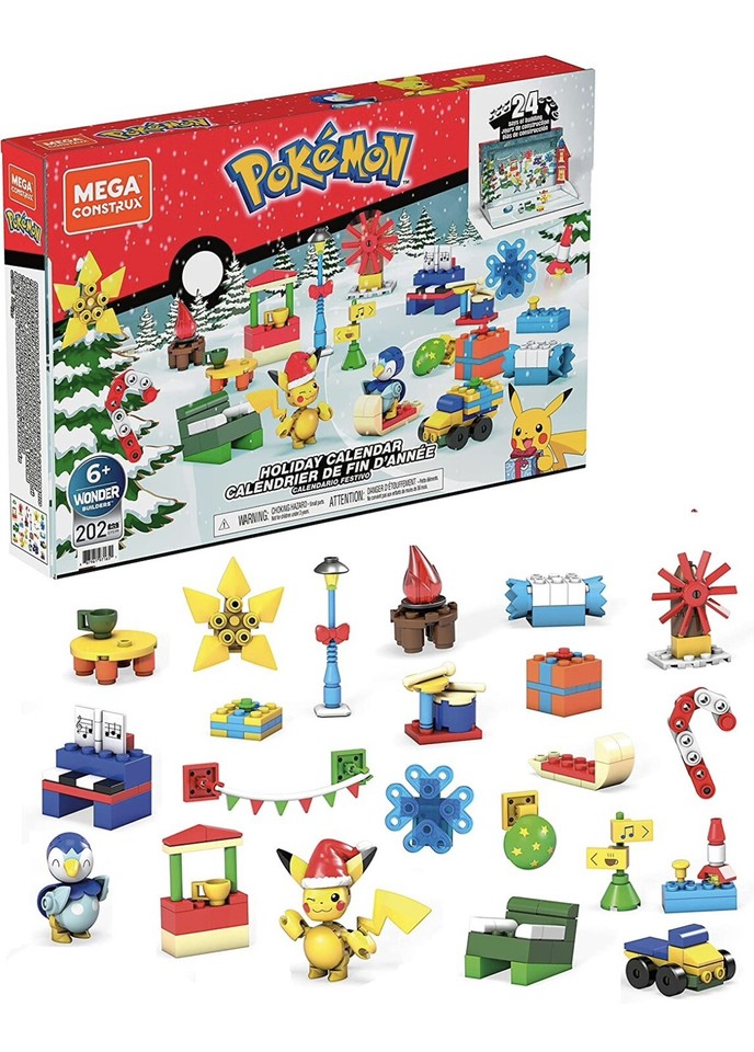 Pokémon Advent Holiday Christmas Calendar Mega Construx Building Blocks  887961971651 | eBay