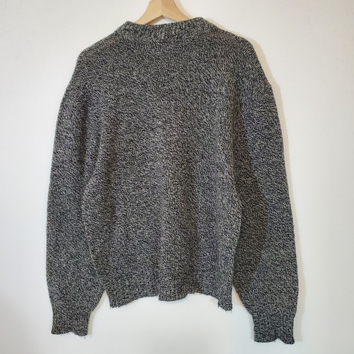 Vintage American Eagle Sweater Mens Size XL 2XL Gray Wool Blend Henley - Picture 6 of 6
