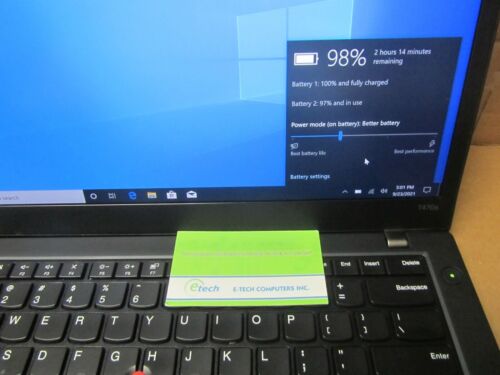 nice ThinkPad T470s i5-7300U 8GB RAM 256GB SSD 14.0" FHD LCD Touch Screen, Win10 - Picture 10 of 10