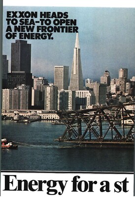 1976 Exxon Gas And Oil Vintage Color Print Ad 2-Pages Petroleum ...
