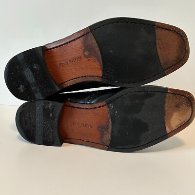 FLORSHEIM Lexington Oxfords Black Leather Wingtip 17066-01 Men Size 13D EUC FLORSHEIM Lexington Oxfords Black Leather Wingtip 17066-01  main image 4