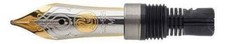 Pelikan Nib for M400 M405 M101N - 14C 585 gold Two tone EF F M or B