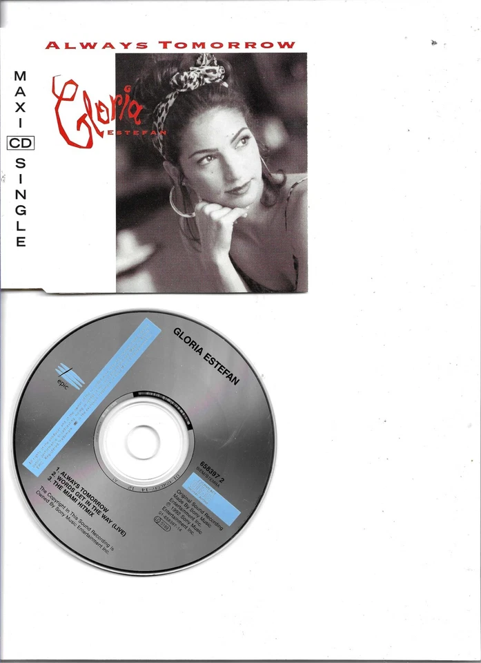 GLORIA ESTEFAN RARE MAXI CD ALWAYS TOMORROW - Photo 1/1