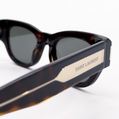 NEW SAINT LAURENT SL 573 002 DARK HAVANA WOMEN SUNGLASSES  display picture 3