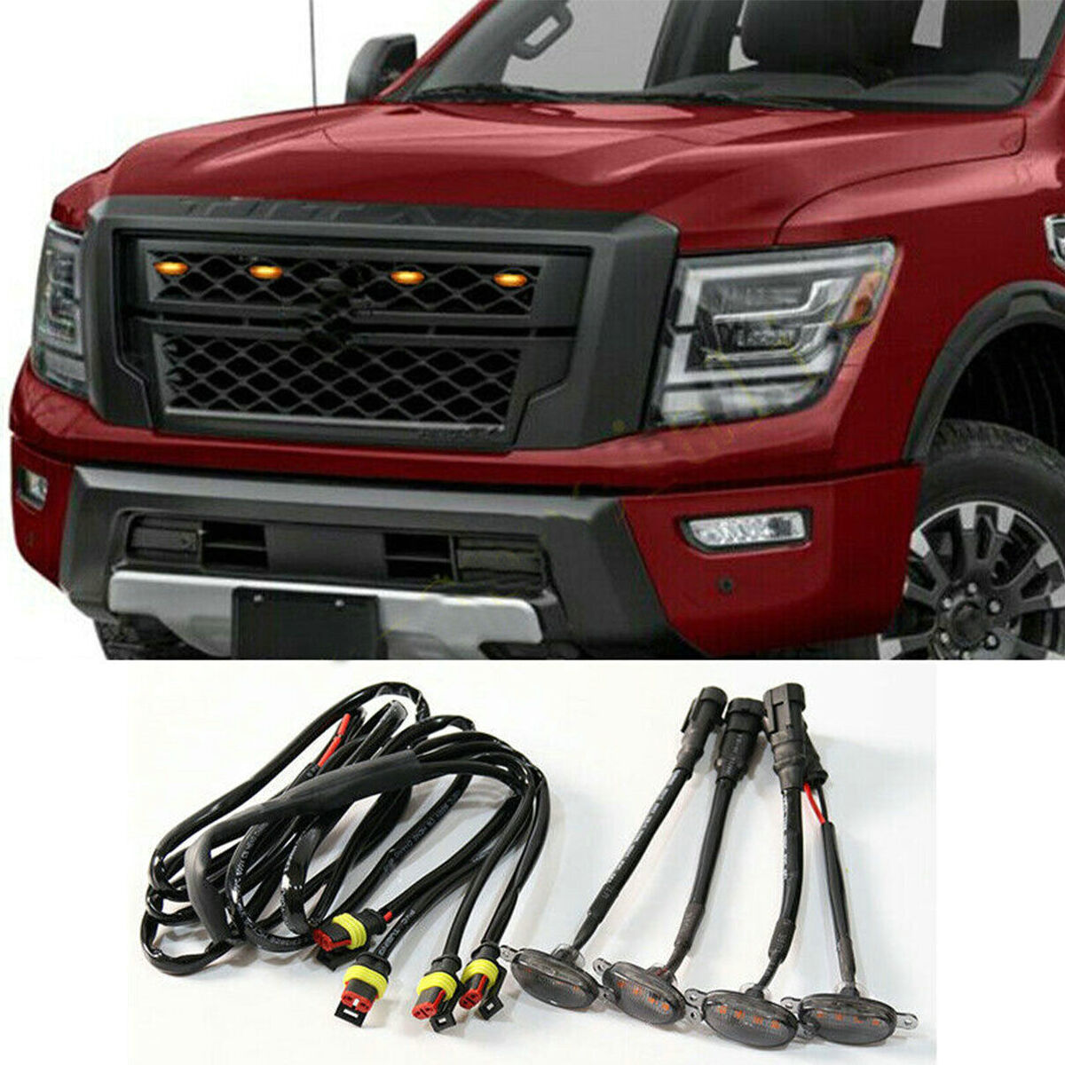 Grille Kit | NISSAN TITAN S 2021 Grille Kit | NISSAN TITAN S 2021