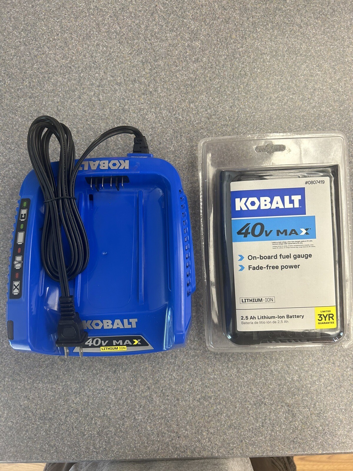 Used Kobalt 40V 90Wh Lithium-Ion Battery - Model 2540C-06 / 245-06 (Tested & Working)