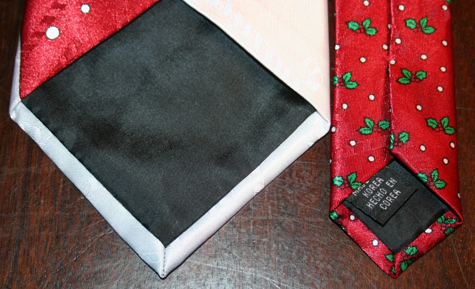 Dos (2) corbatas de Navidad Hallmark Holiday YULE TIE GREETINGS Foto 4 de 4