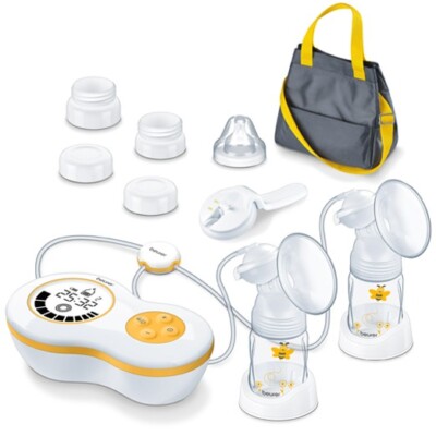 Beurer BY70 Dual Wearable Breast Pump, Avent & Nuk Compatible, 10 Pump Levels