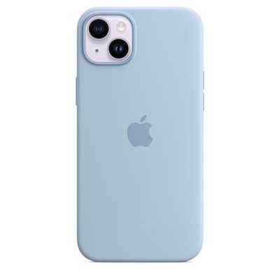 Original Apple iPhone 14 Plus Silikon Rückseitenhülle Sky Blau, MQUE3ZE/A