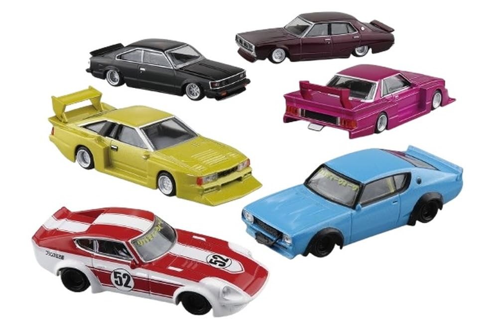 Skynet 1/64 Слепая игрушка, изготовленная на заказ, Мини-автомобиль Grachan Collection BEST3 Box = 12 моделей автомобилей