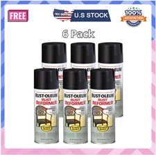 Rust-Oleum 215215-6PK Stops Rust Rust Reformer Spray, 10.25 oz, Black, 6 Pack