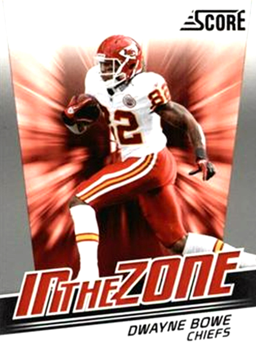 2011 Score IN THE ZONE #8 Dwayne Bowe Kansas City Chiefs