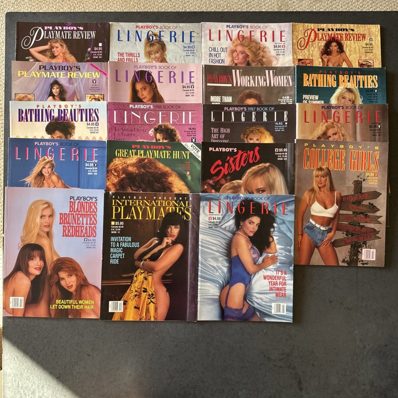 Playboy Press Special Edition Huge Lot of 19 Magazines PLAYMATE REVIEW SISTERS