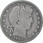 1899 Barber Half Dollar Average Circ 90% Silver *2003