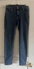 Venus Jeans Womens 6 Medium Wash Skinny Stretch Denim Zip