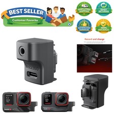 Insta360 Ace Pro 2 Microphone Adapter - Charge Record Simultaneously