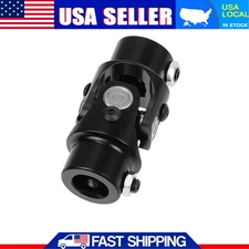 New 3/4" DD X 3/4" DD Universal Steering Black Single U Joint Qrpugxxictfajtfpaa