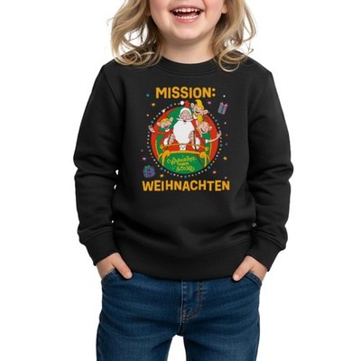 Weihnachtsmann & Co. KG Mission Weihnachten Kinder Premium Organic Sweatshirt