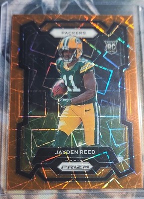 2023 Panini Prizm - Rookies Jayden Reed #334 Lazer Prizm (RC)