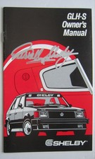 Cs Signature 1986 Shelby Glhs Owners Manual Supplement Dodge Turbo T-ii 2.2 Nos Cs Signature 1986 Shelby Glhs Owners Manual Supplement Dodge Turbo T-ii 2.2 Nos