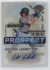 2024 Panini Prospect Edition Silver Prizm Signatures Colton Ledbetter Auto 6e7