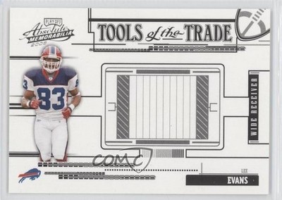 2005 Playoff Absolute Memorabilia Tools of the Trade Black 100/100 Lee Evans 0a7
