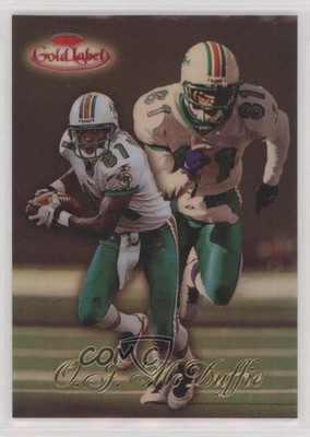 1998 Topps Gold Label Class 1 Red Label 76/100 OJ McDuffie #97 is2