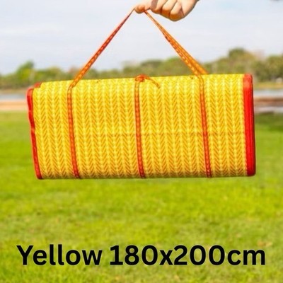 Thai Mat Plastic Woven Handmade Straw Beach Picnic Camping Sport Party Gift Easy