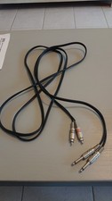 Lot De Deux Cables Hifi Sono Jack RCA