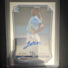 2026 Bowman 1st Chrome Jose Urbina Autograph Tampa Bay Rays MLB Baseball Card