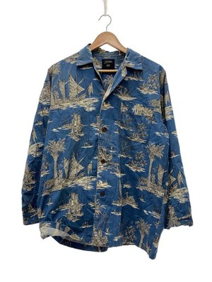 Jean Paul GAULTIER HOMME Long Sleeve Shirt, Size M, Cotton, Blue