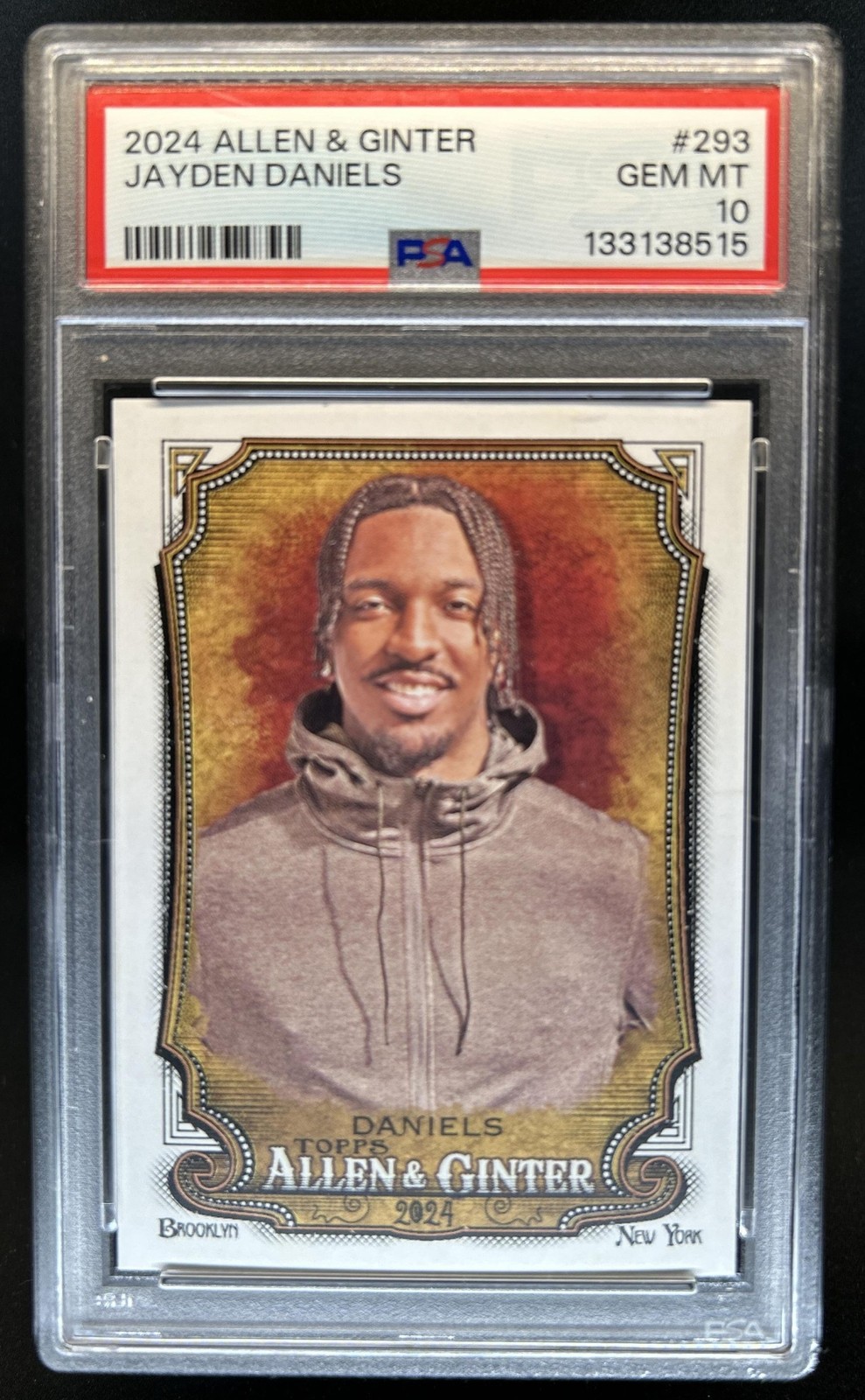 2024 Topps Allen & Ginter Jayden Daniels #293 PSA 10 GEM MINT