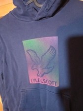 Lyle & Scott Hoodie Aged 7/8 Yrs Old Blue