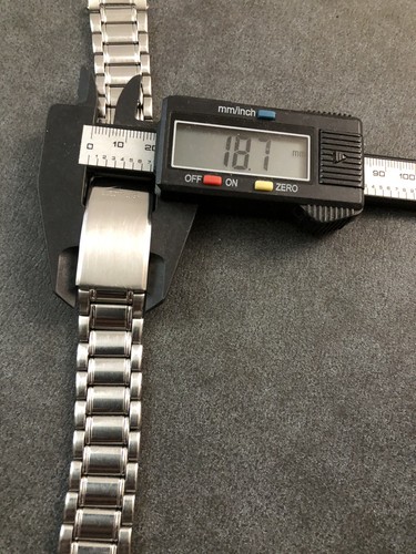 ✅ Correa pulsera reloj Lotus 19 mm acero Excelente Estado - Picture 13 of 14