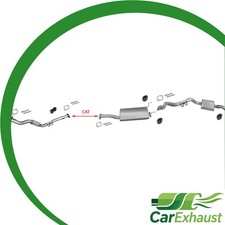 Auspuff für SSANGYONG REXTON 2.7 Xdi 163-165PS +Rohr Auspuffanlage