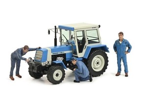 Busch 50407 Fortschritt ZT323-A Traktor – Modell In Hellgrün/Olivschwarz, Ohne Winterblech