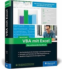 VBA mit Excel: Das umfassende Handbuch für Einsteiger Buch Rheinwerk Computing