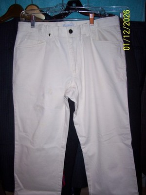 men's 32 x 30 Versace Collection cream colored pants Approx. 15 yrs old