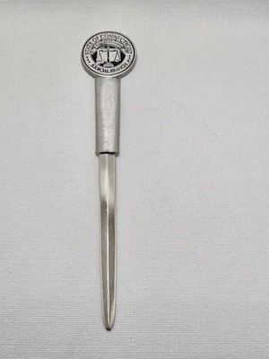 Vtg State Of Connecticut Judicial Branch Letter Opener .