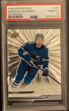 2024 UD Macklin Celebrini YG Outburst PSA 10