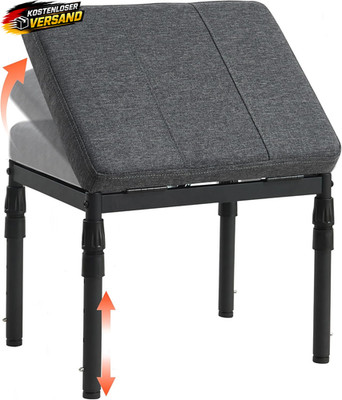 Verstellbarer Fußhocker mit 4 Stufen Neigung & 28 Positionen Ergonomisch